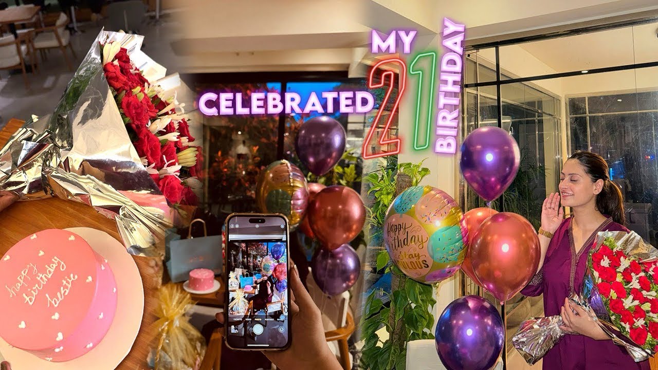Celebrated my 21st birthday 👑 | dosto ney achanak surprise diya😍 | dinner bhi kiya💜