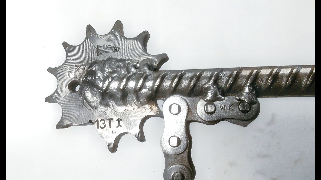 How to make pipe wrench from bike chain | crafting idea