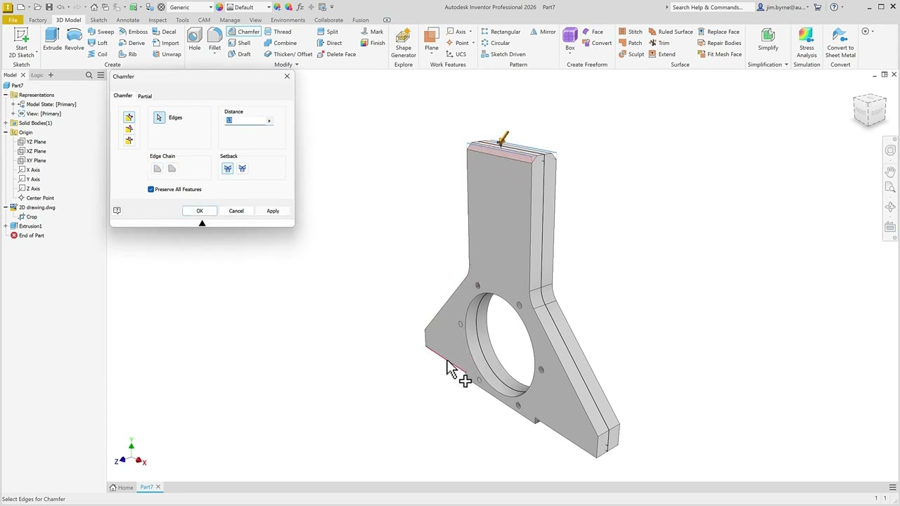 2D to 3D using DWG underlay