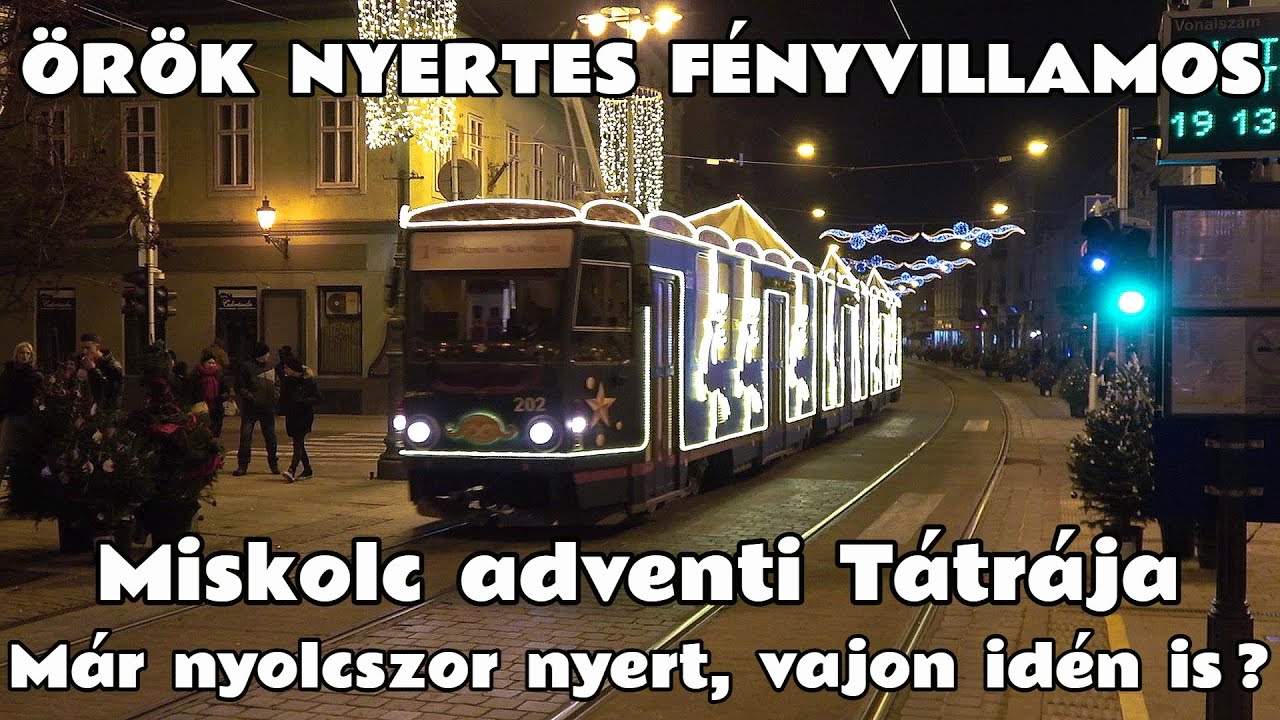 2025.12.27. Az örök nyertes adventi Tátravillamos Miskolcon. Vajon meglesz a kilencedik győzelme is?