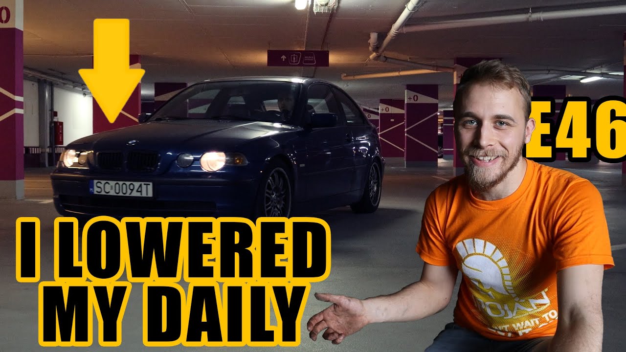 How to lower a car? - BMW e46