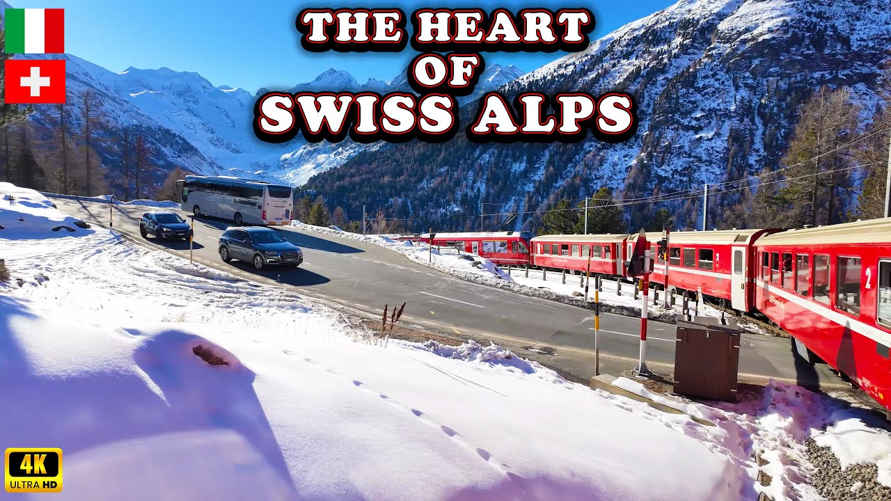 Bernina Express 1st Class Train Tirano to St. Moritz | Narrated Tour Part A