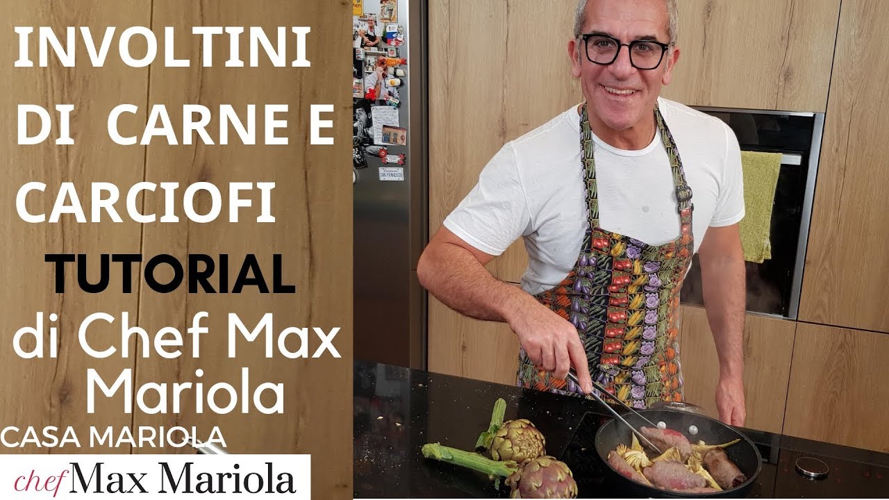 INVOLTINI DI CARNE E CARCIOFI - TUTORIAL -  la video ricetta di Chef Max Mariola