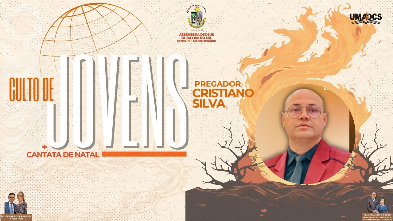AD Centenário - Culto de Jovens - Pregador: Cristiano Silva