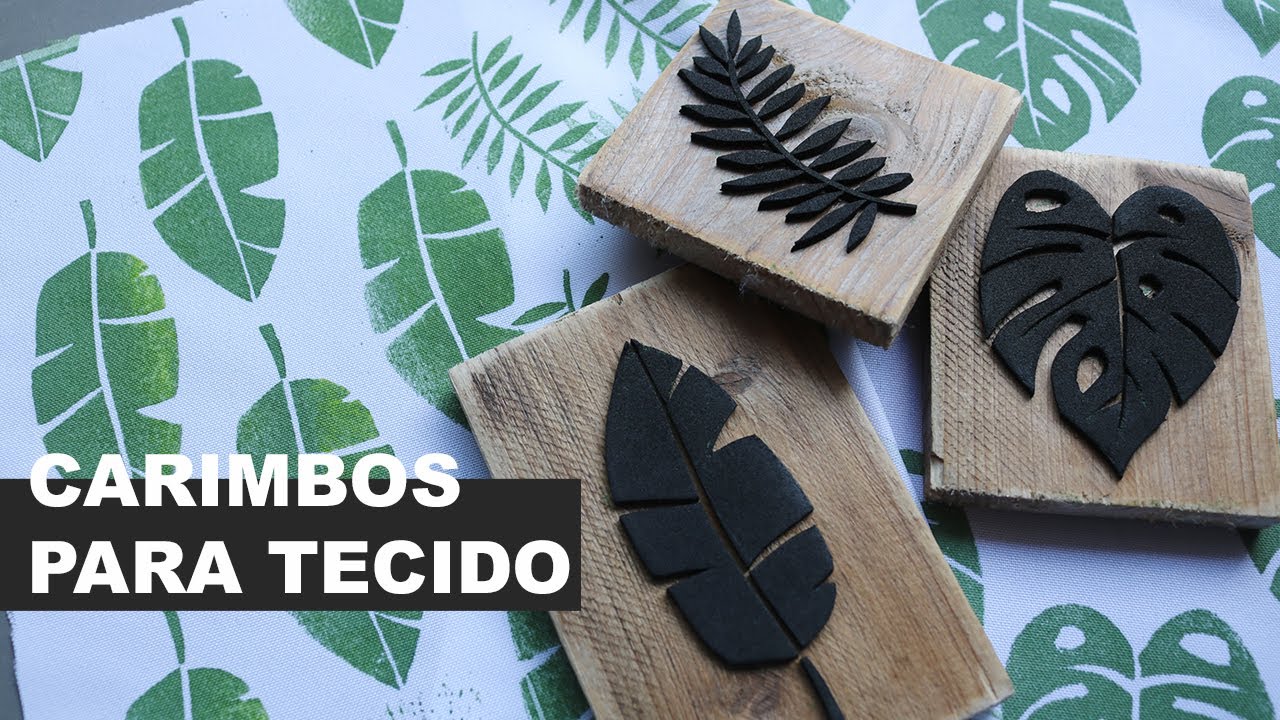 COMO FAZER CARIMBO PARA TECIDO COM ACABAMENTO PROFISSIONAL (FAÇA E VENDA)