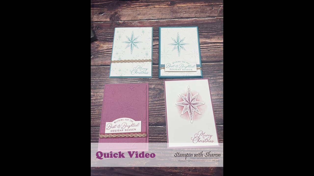 Quick Video - Stars at Night bundle by Stampin’ Up!