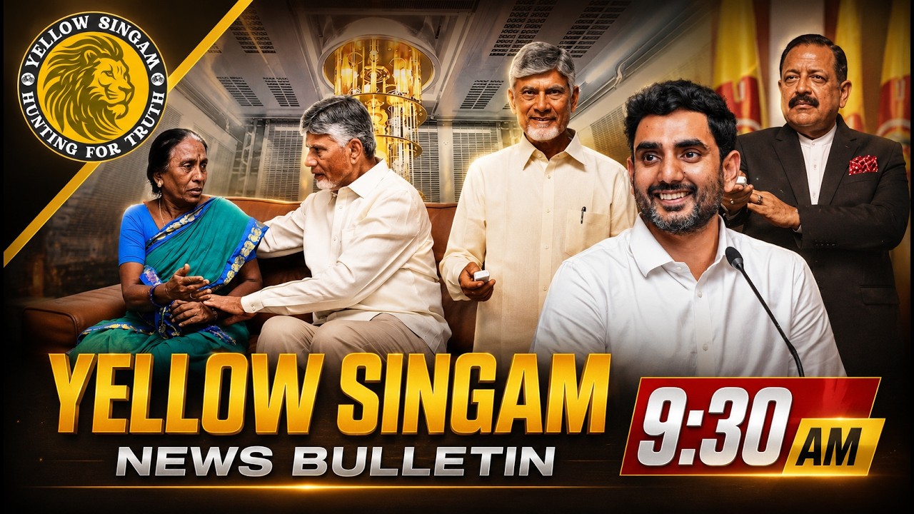 Yellow Singam 9:30 AM News Bulletin LIVE | AP, Telangana, India & World Top Headlines | 20 June 2026