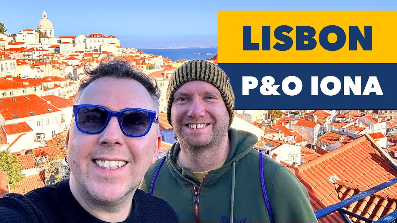 🌊 P&O Cruises Iona in the Stunning Port of Lisbon 🇵🇹  Arrival Views  NYE2025