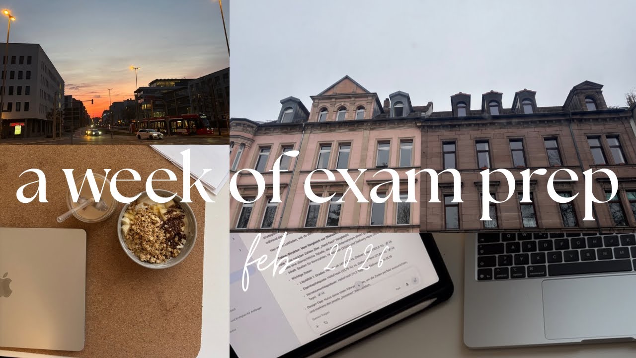 full week of exam preparation (vlog 02) 📖