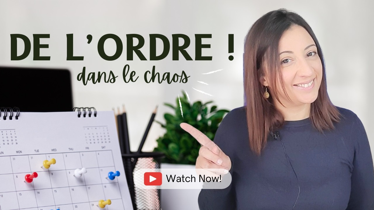 Comment PLANIFIER efficacement sa semaine et AVANCER ? Mon plan d'action ici !