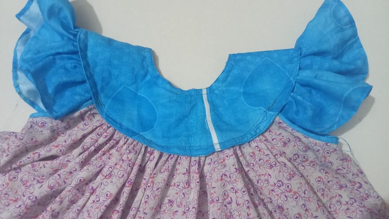 DIY Maxi Dress /এত সহজ বেবি মেক্সি জামা তৈরি করা/baby maxi dress setting