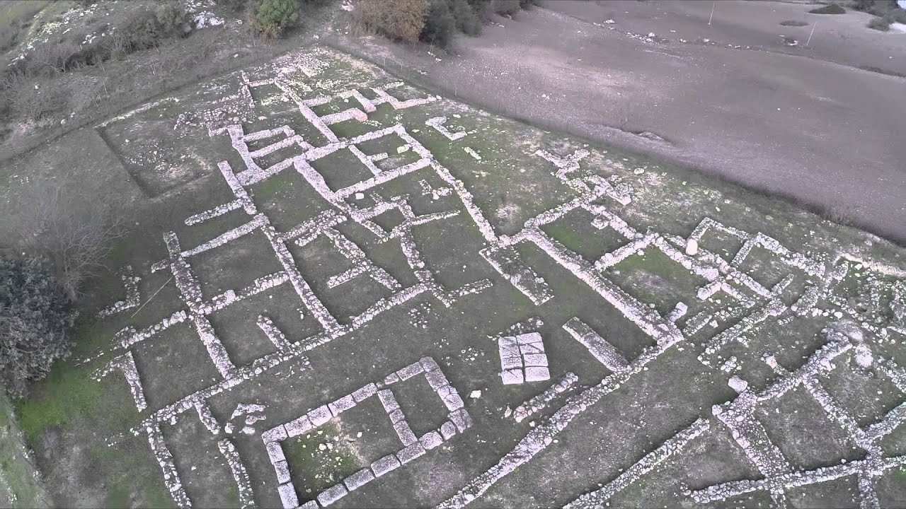 Drone su sito archeologico di Vassallaggi