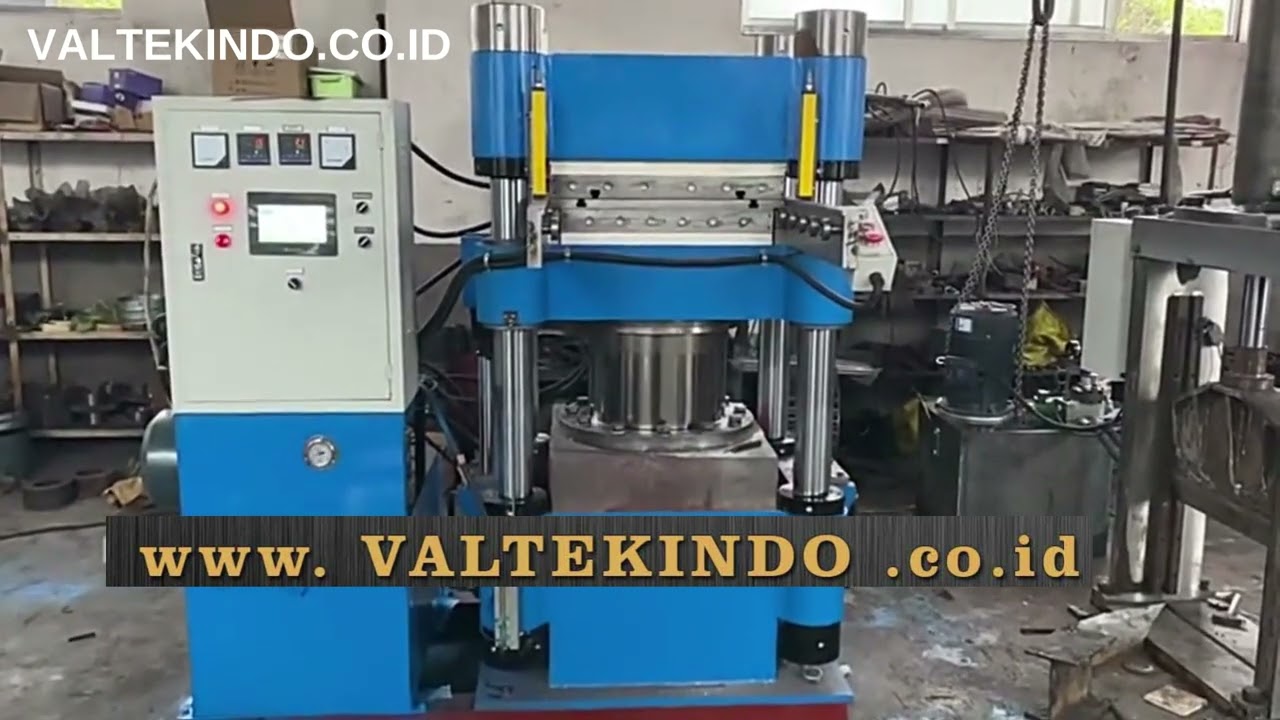 Mesin Press Hidrolik Karet Rubber Vulcanizer