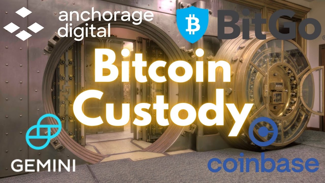 Institutional Bitcoin Custody - CoinBase, BitGo, Gemini, Fidelity, Anchorage