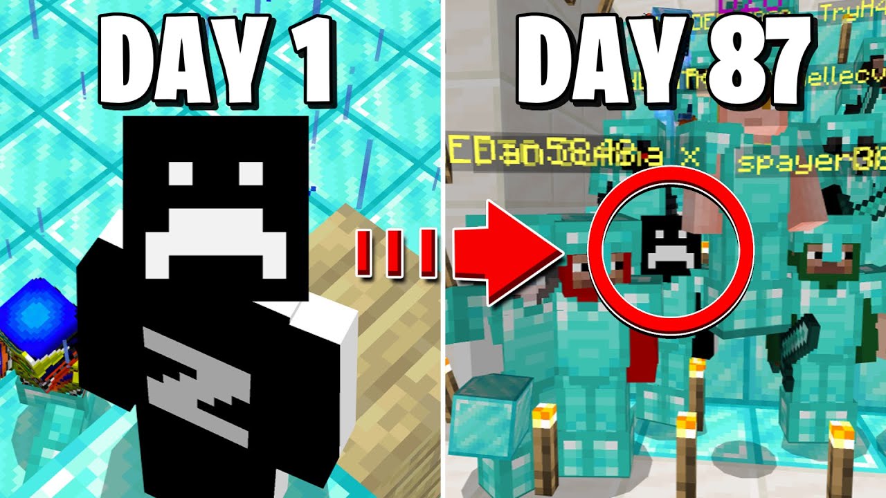 I Survived 100 Days In This Minecraft SMP