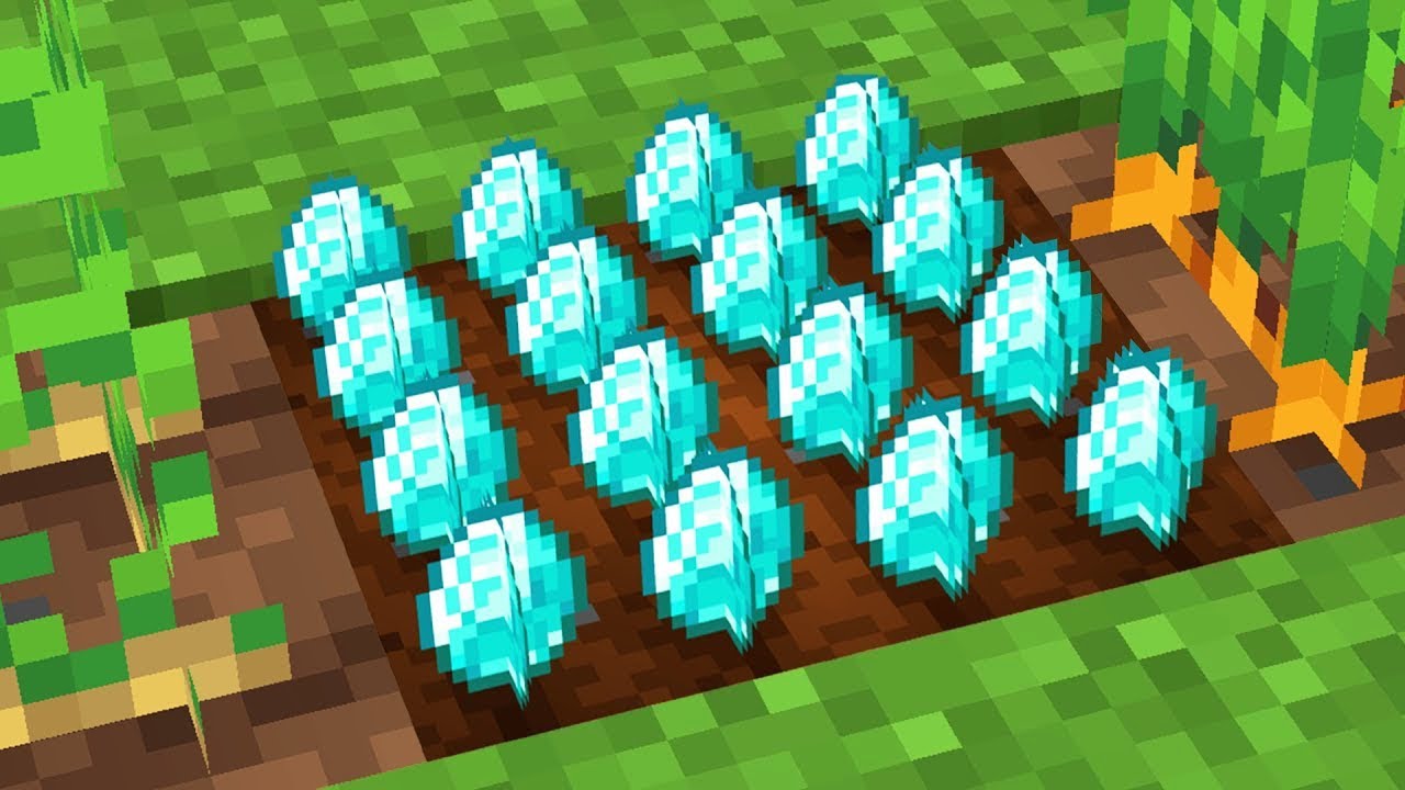 MINECRAFT ale MOŻESZ POSADZIĆ WSZYSTKO! (szok)