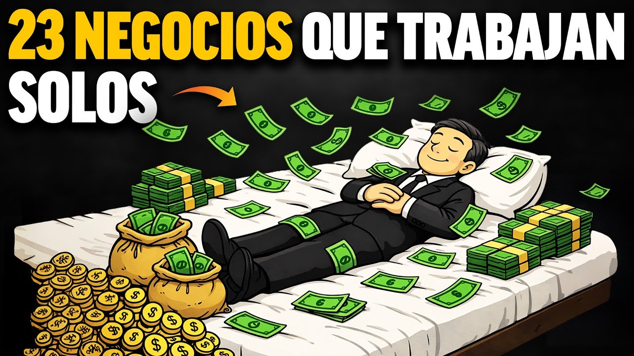 23 NEGOCIOS Para ¡DEJAR DE TRABAJAR! | Negocios Automáticos 💸