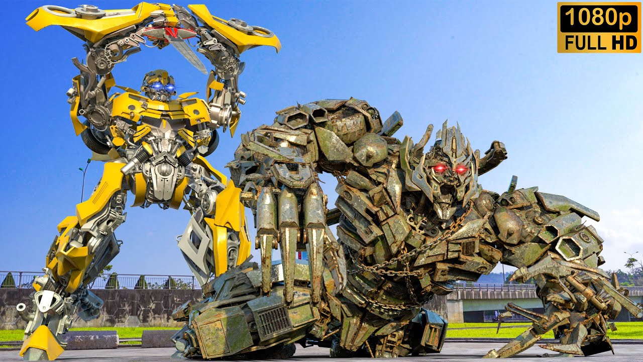 Трансформеры: Последний рыцарь - Bumblebee vs Megatron Fight Scene | Paramount Pictures [HD]
