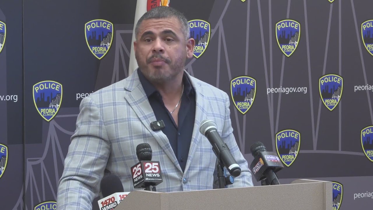 Peoria police chief gives details after jeep allegedly stolen, joy-ride Monday