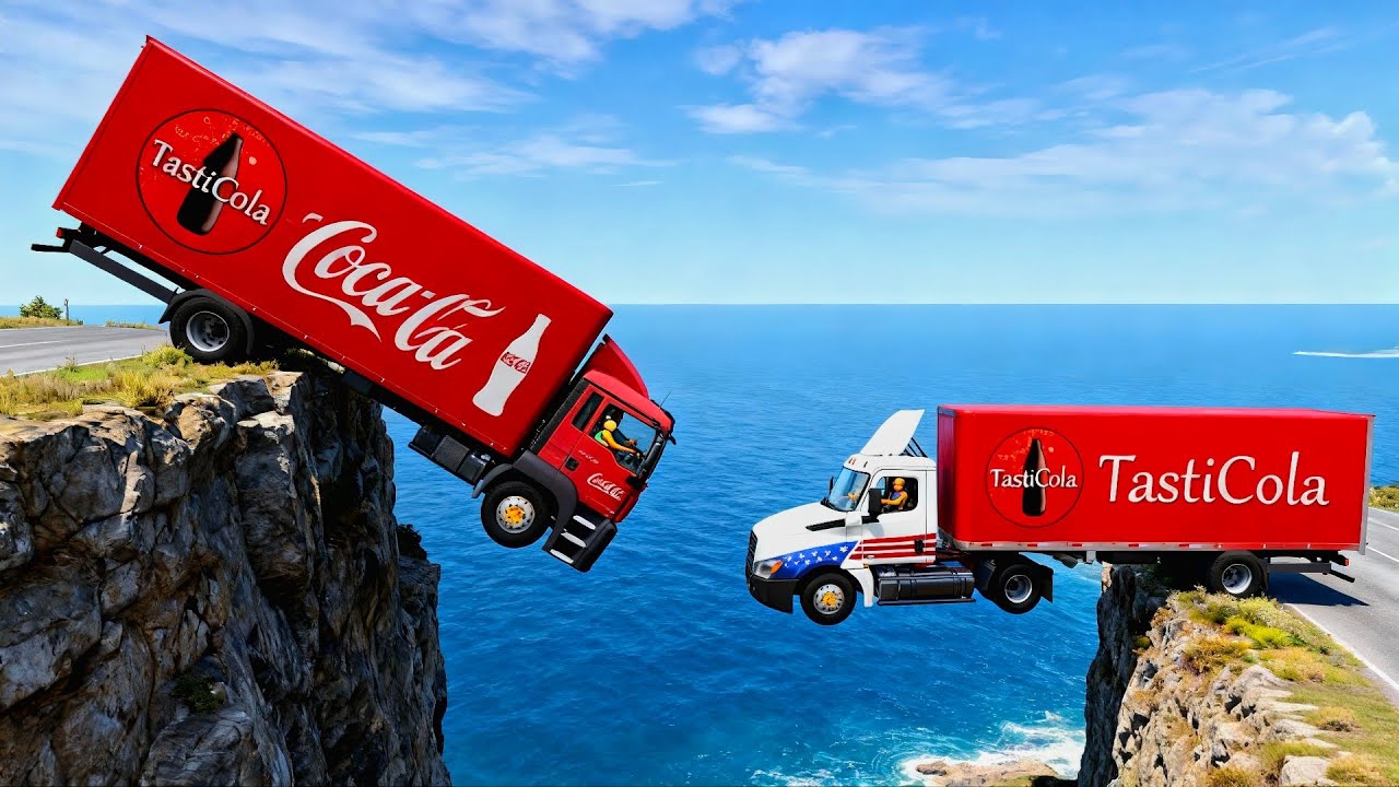 Realistic Car vs Testicola Truck Crash – BeamNG Drive Episode 36!