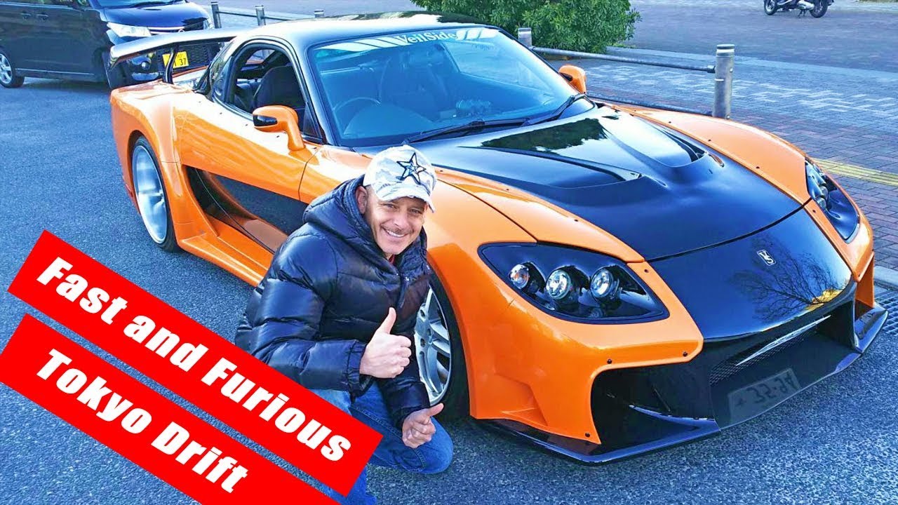 ワイスピのハンが乗ってたRX-7仕様を試乗してみた！ロータリーエンジンが懐かしくて最高！！ I Drove the Fast & Furious Tokyo Drift RX-7 in Japan!