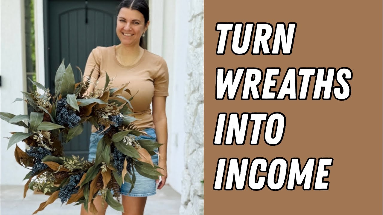 Why wreaths are one of the BEST handmade items to sell on Etsy 🧡