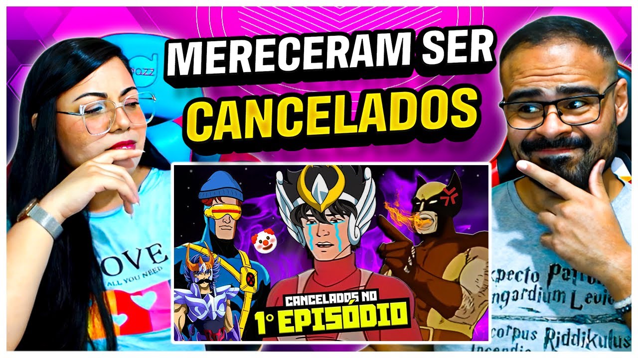 REACT VIAJANTE GALÁCTICO | DESENHOS que foram CANCELADOS com 1 EPISÓDIO KKKKKKKKKK 🤢🤡
