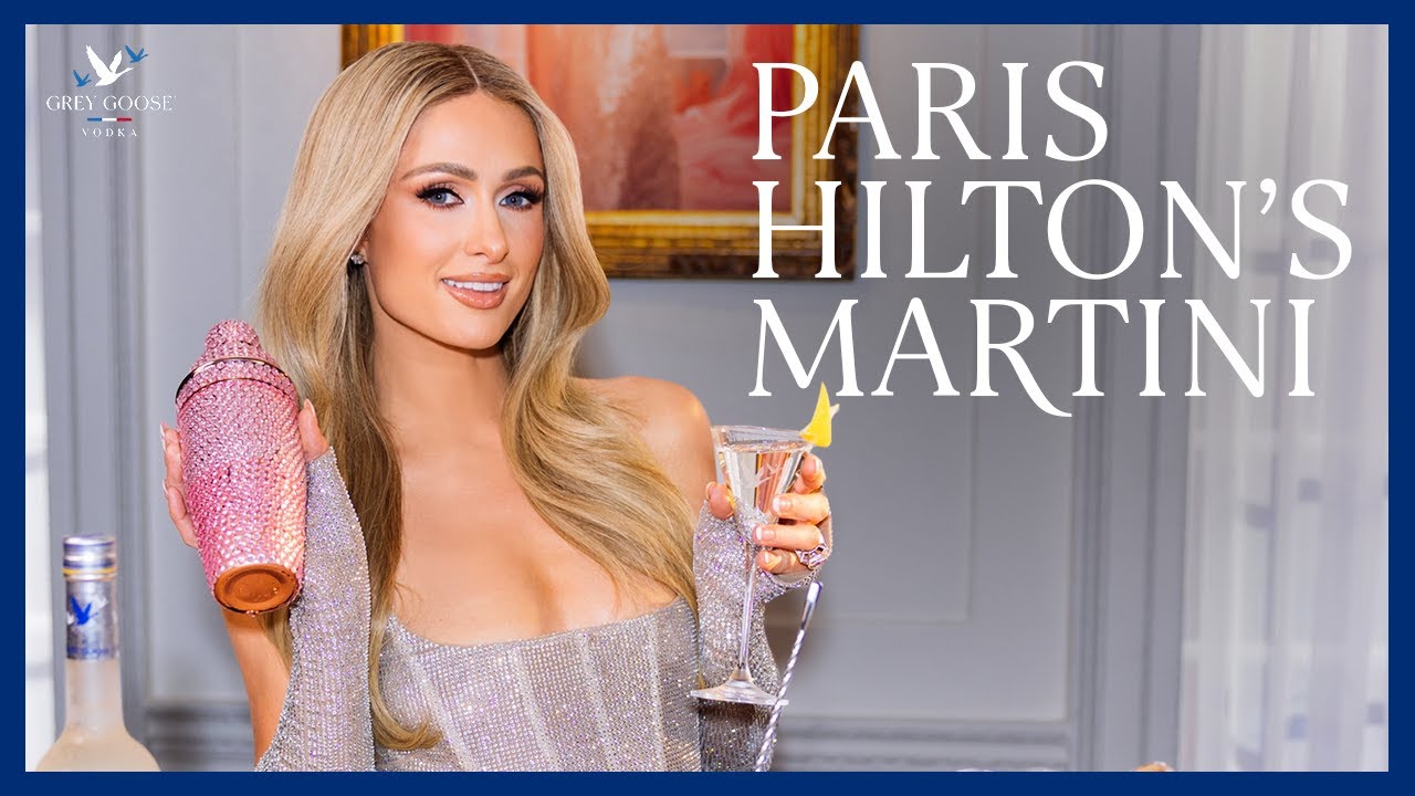 Секрет идеального коктейля с мартини от Пэрис Хилтон | Водка Grey Goose