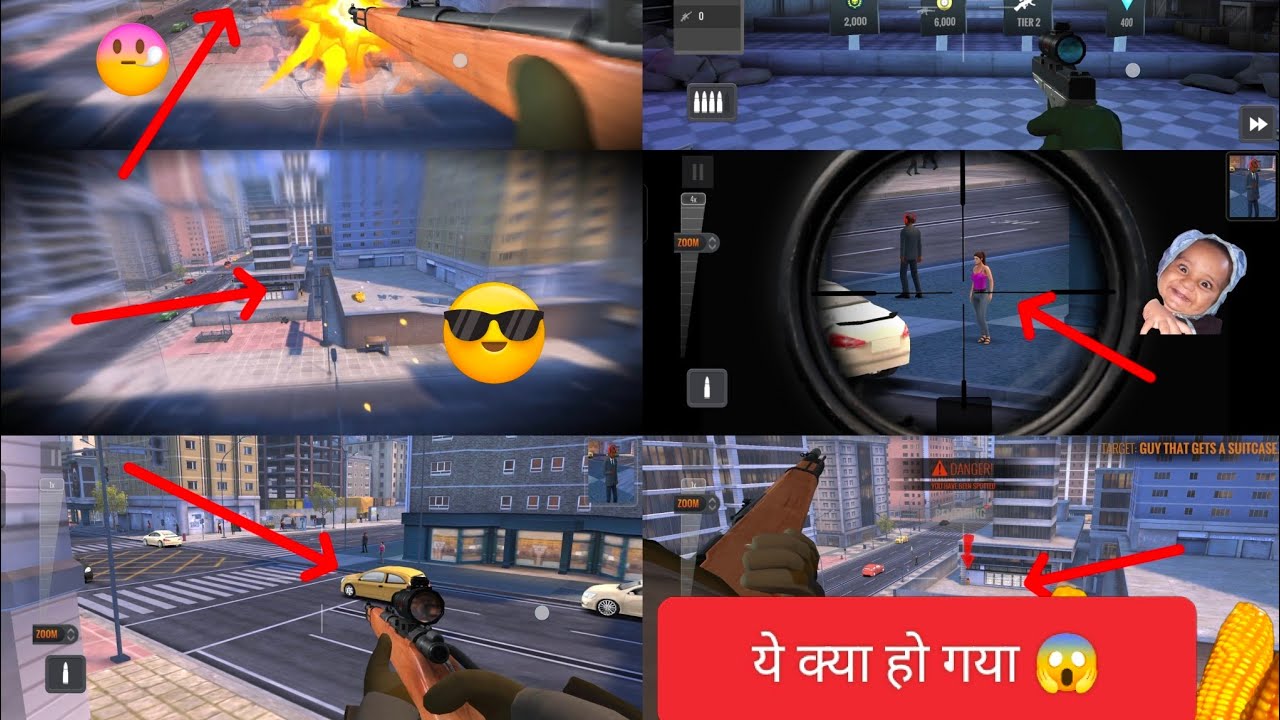 Sniper 3d game video......