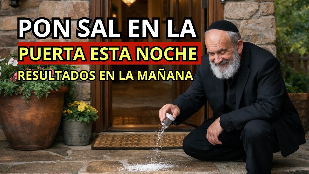 Rabino Millonario: Pon SAL En Tu Puerta Esta Noche — El Ritual Judío Que Los Bancos No Quieren...