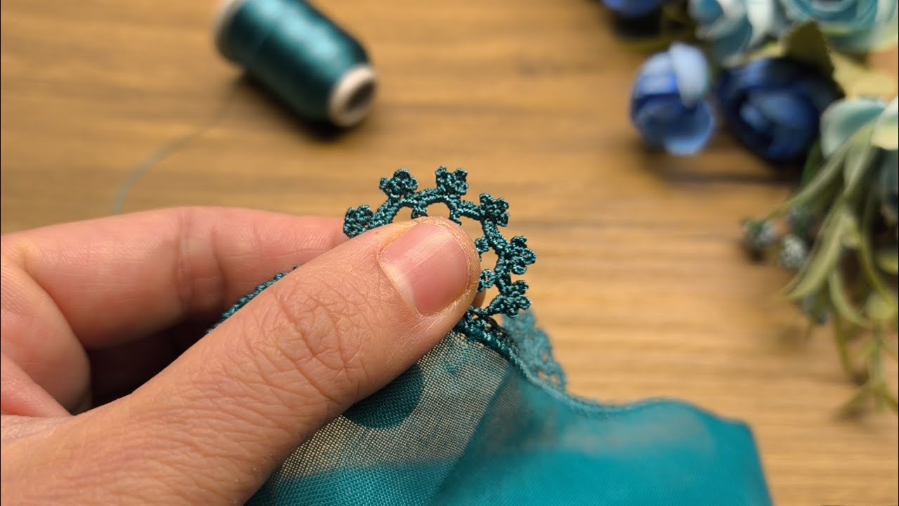 YELPAZE OYASI 💙   #tığişi #diy #igneoyasimotif #iğnedentığa #örgü #oyamodelleri #teksıratığoyası 