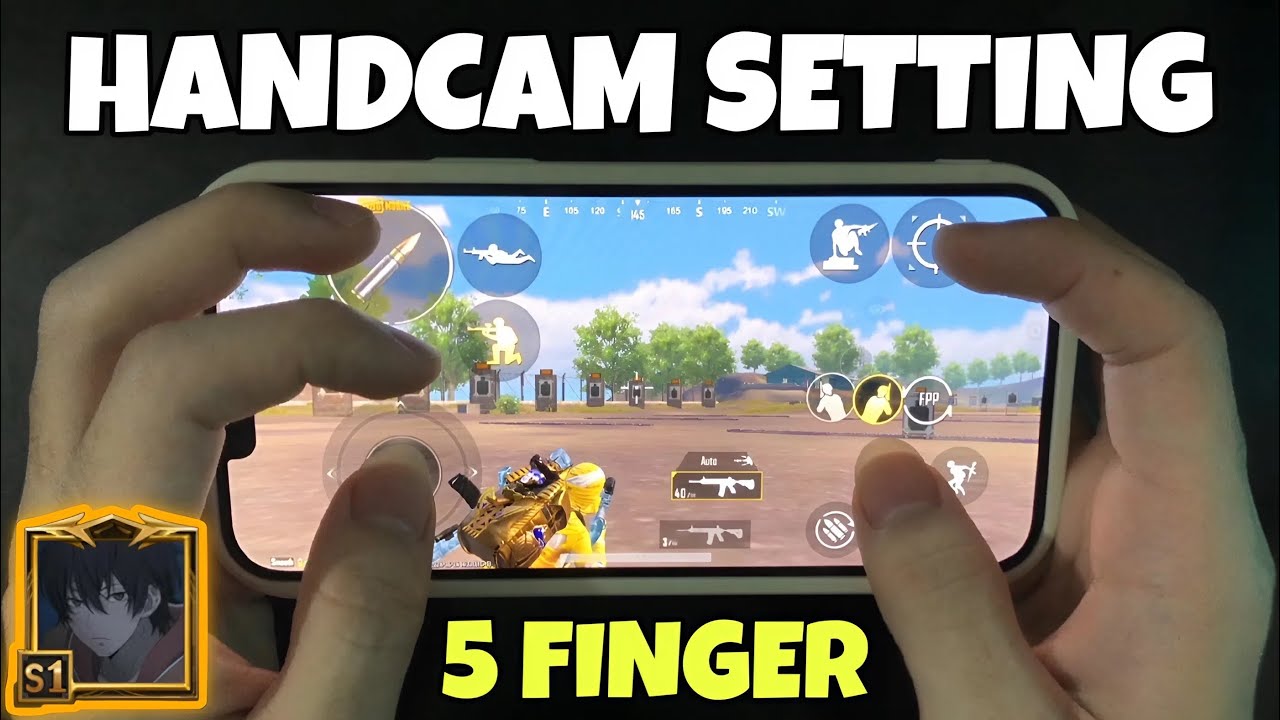 New Conqueror 5 Finger FASTER PLAYER Settings + Control CODE | Daxua Handcam Gameplay PUBG Mobile