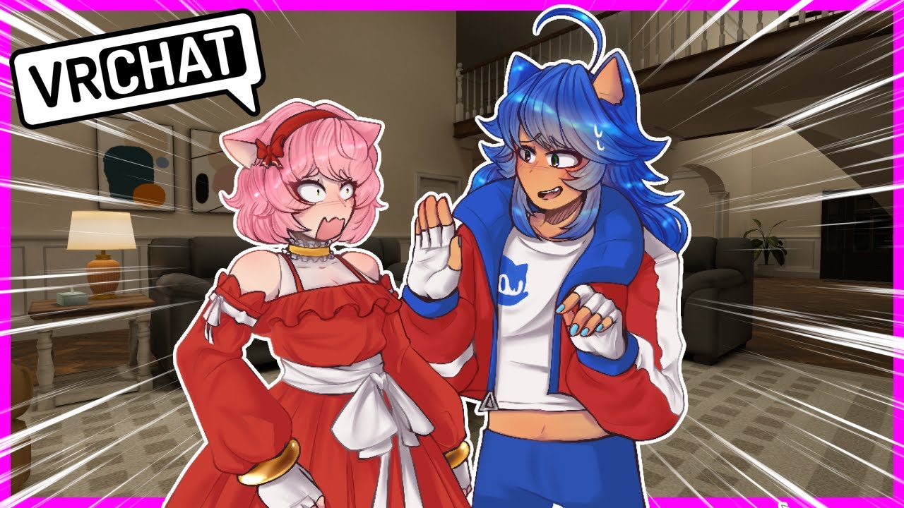 Киношные Соник и Эми превращаются в людей в VRCHAT?!