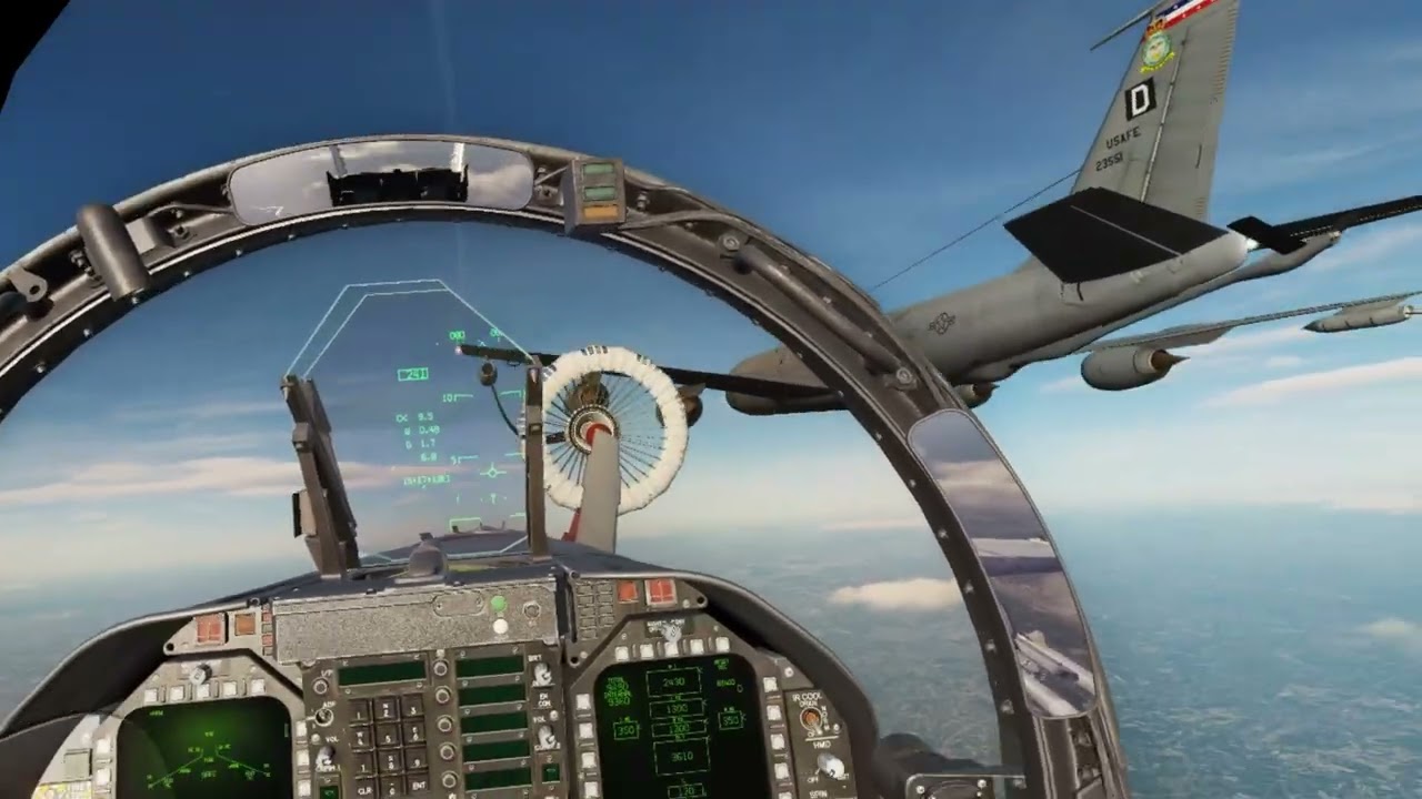 DCS World | F/a 18c Legacy Hornet Air To Air Refuling Attempt #1 | Successful????