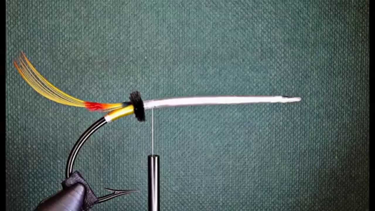 Tying classic salmon fly Jock Scott, sbs tied by Vitalik Bruttalny