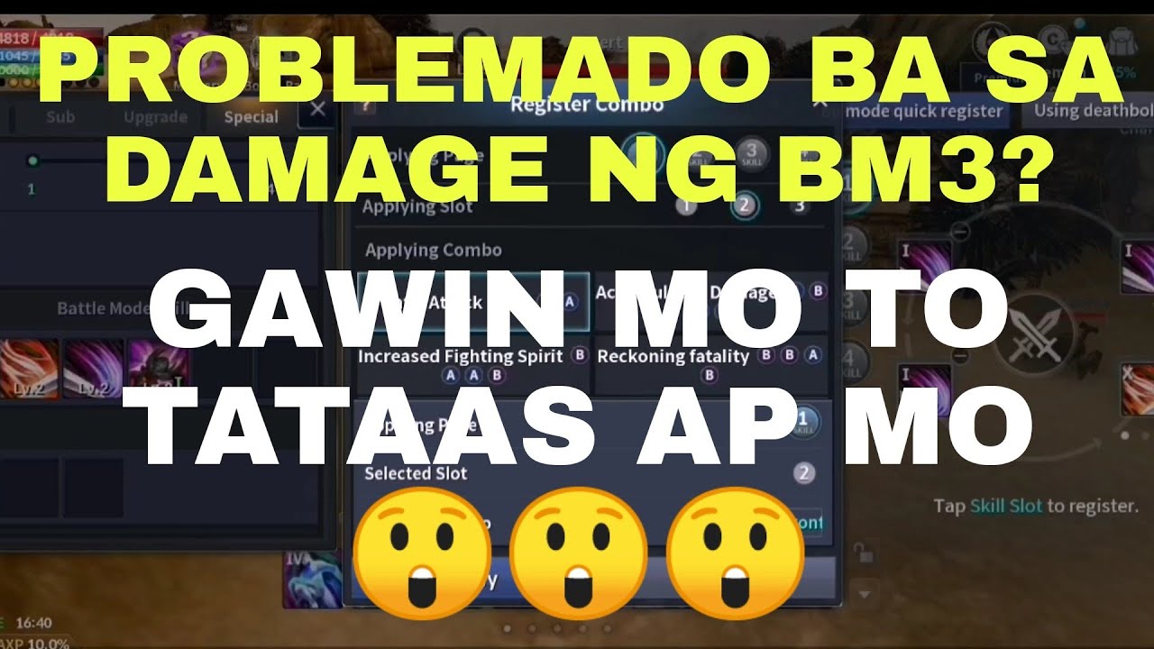 CABAL MOBILE BM3 AND COMBO GUIDE