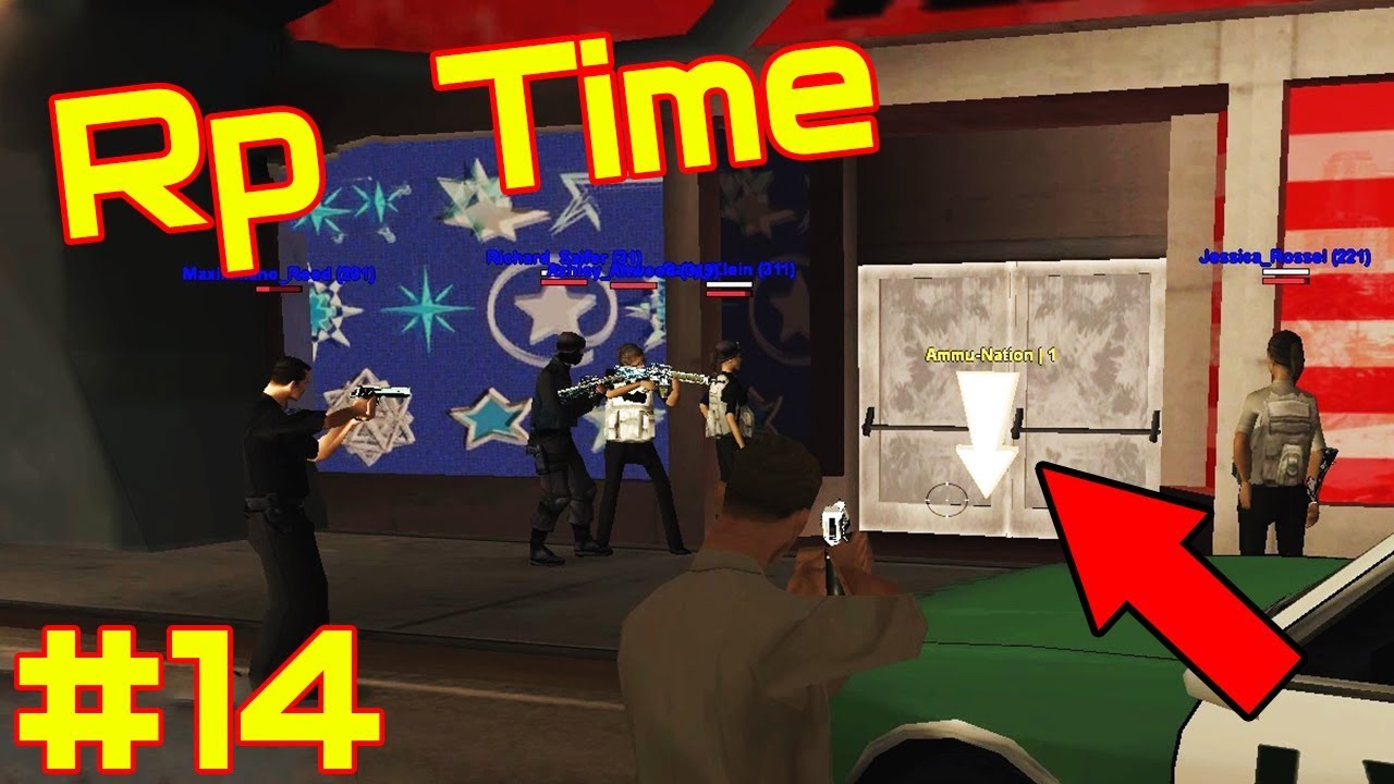 Rp Time #14 Работа полицеского в Gta San Andreas! Stage Rp
