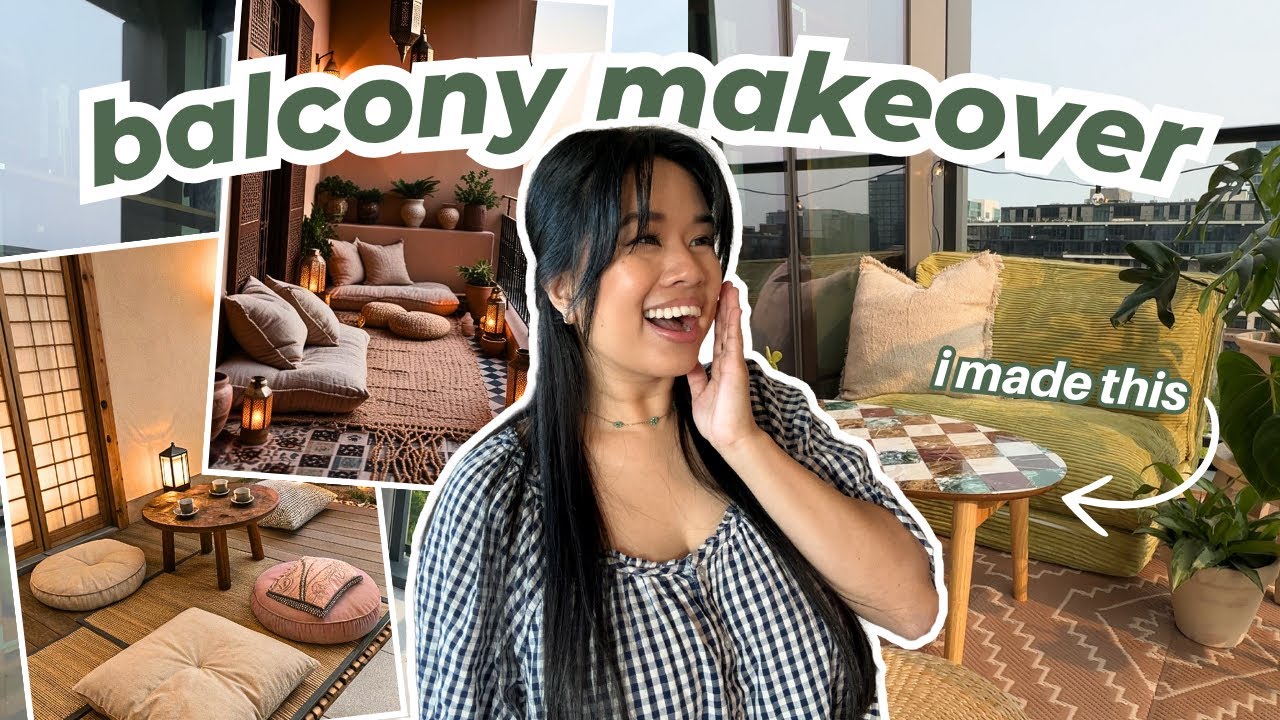 SMALL BALCONY, BIG MAKEOVER! *making a dreamy outdoor oasis*