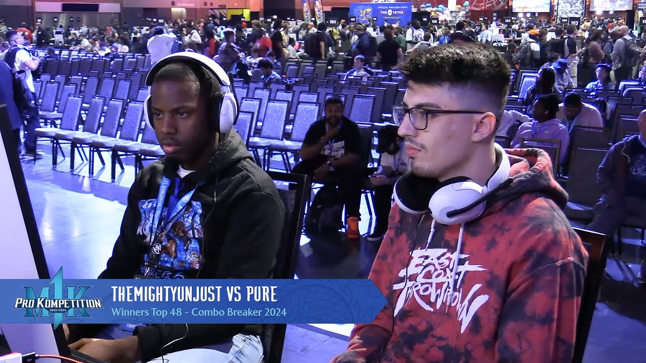 THEMIGHTYUNJUST vs PURE - COMBO BREAKER 2024 || MORTAL KOMBAT 1