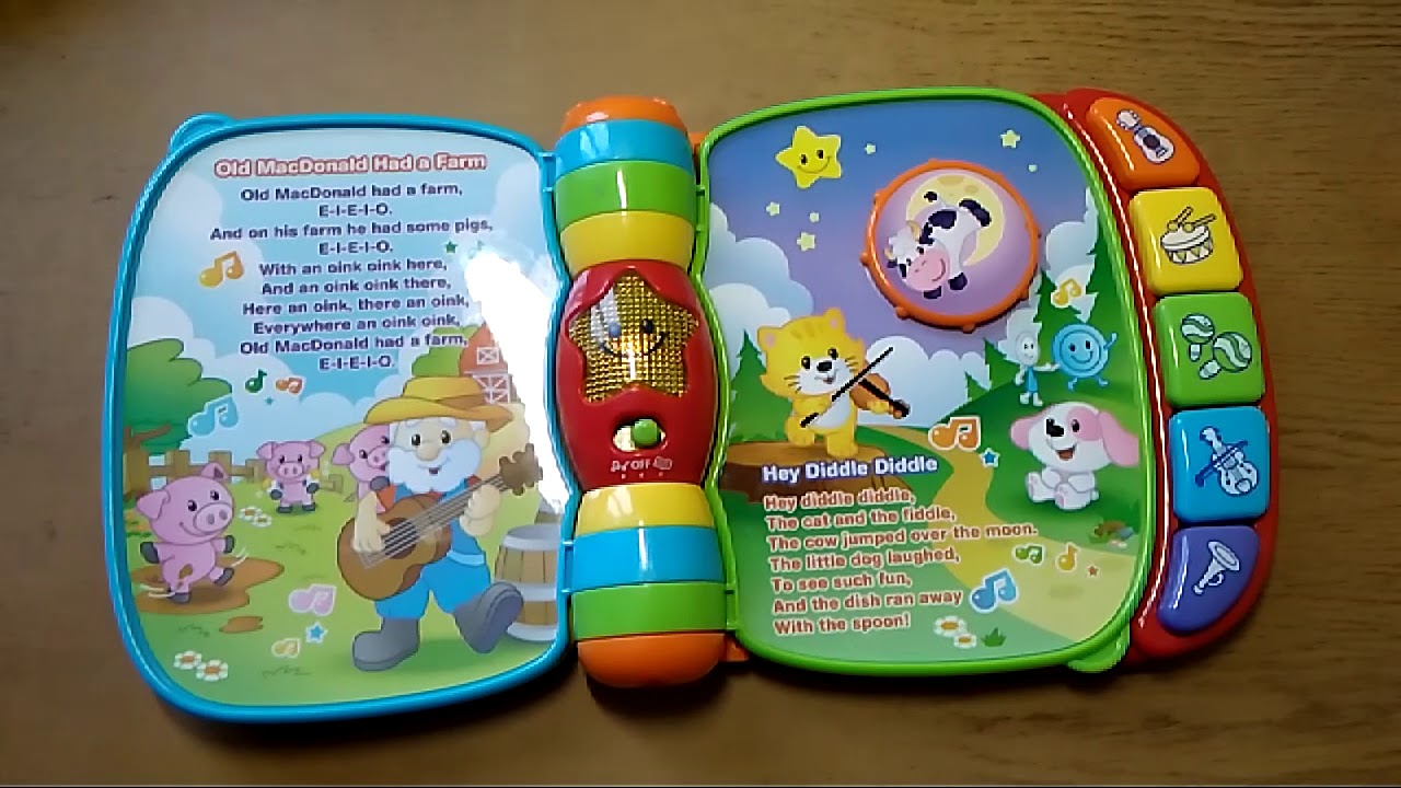 Інтерактивна книжечка Musical Rhymes Book від Vtech
