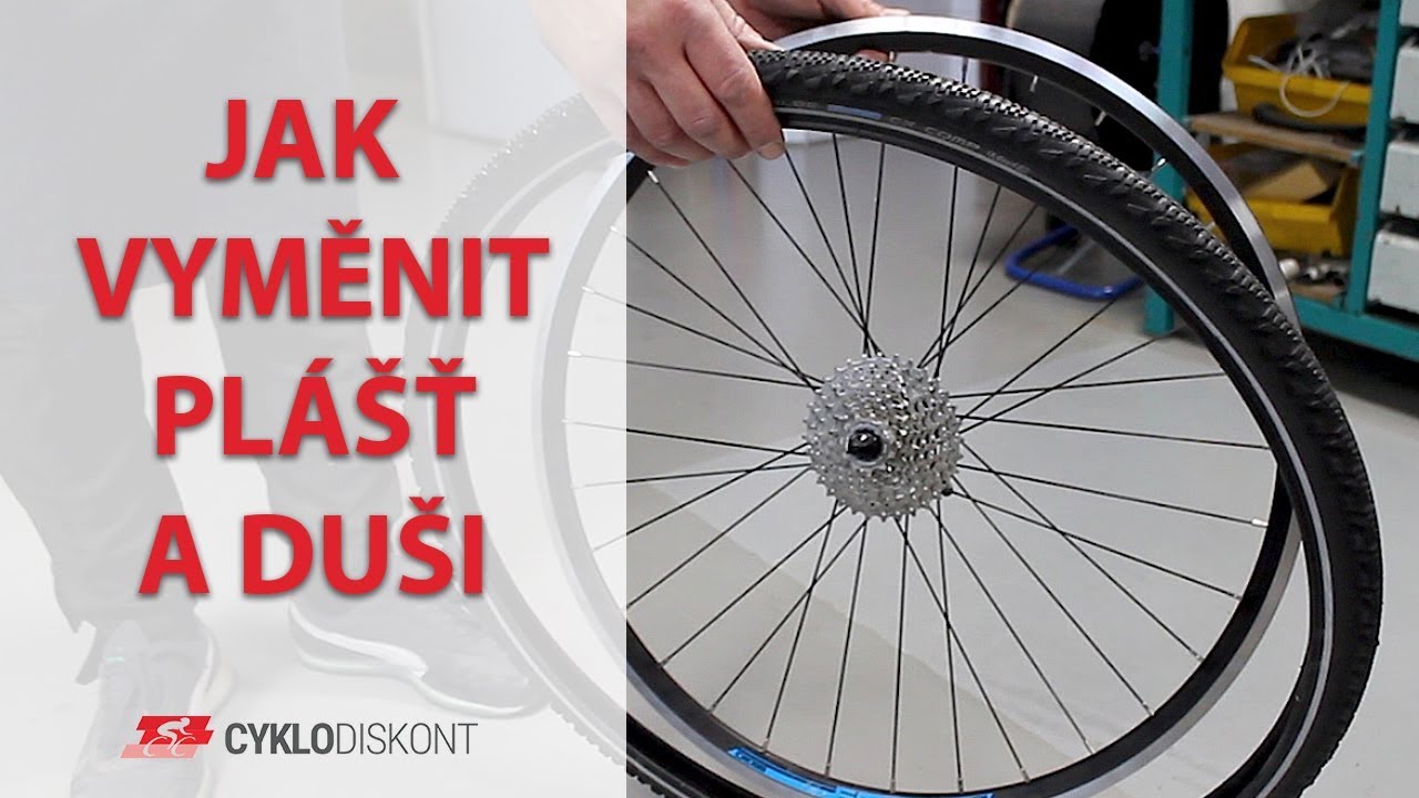 Jak vyměnit plášť a duši na kole | Cyklodiskont.cz