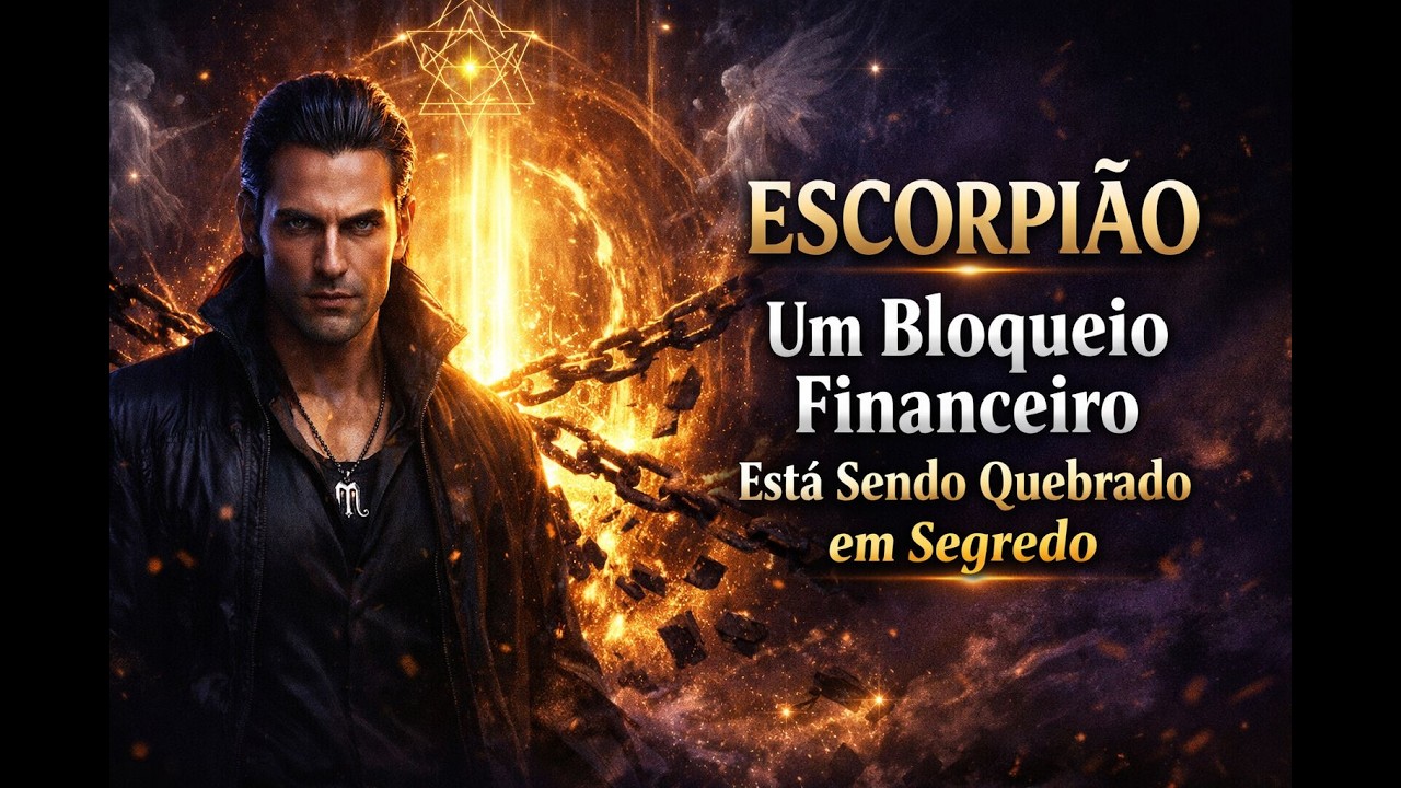 ESCORPIÃO – ♏Um Bloqueio Financeiro Está Sendo Quebrado em Segredo