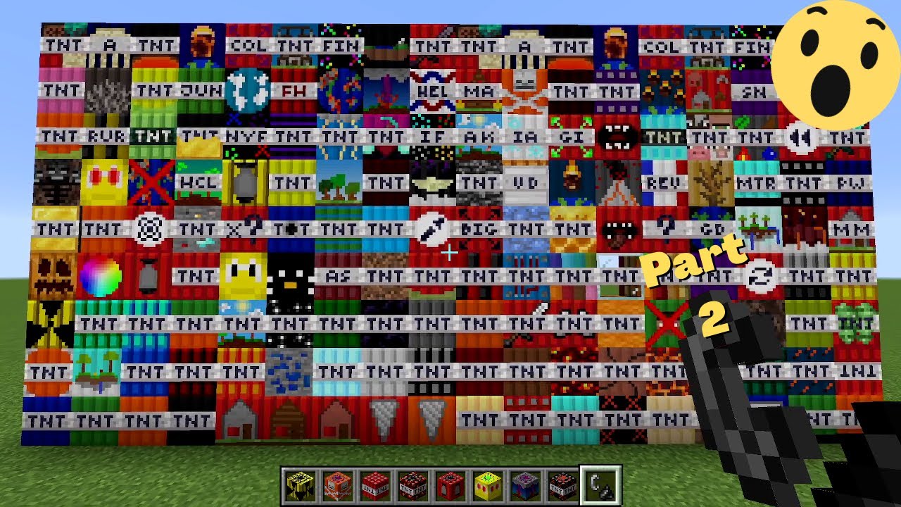 Minecraft: Amazing LUCKY TNT MOD (30+ TNT EXPLOSIVE) TOO MUCH MORE TNT MOD Part 2