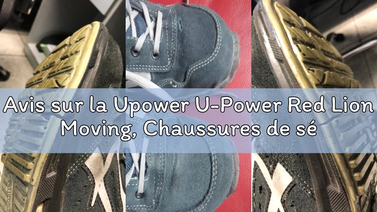 Avis sur la Upower U-Power Red Lion Moving, Chaussures de s&eacute;curit&eacute;, Hautes, L&eacute;g&egrave;res et Flexibles, An