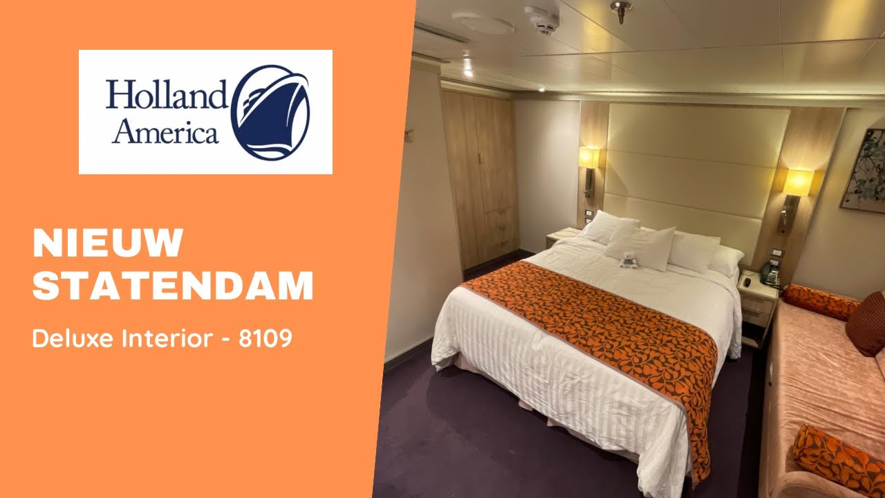 Holland America Line Nieuw Statendam - Deluxe Interior Cabin 8109