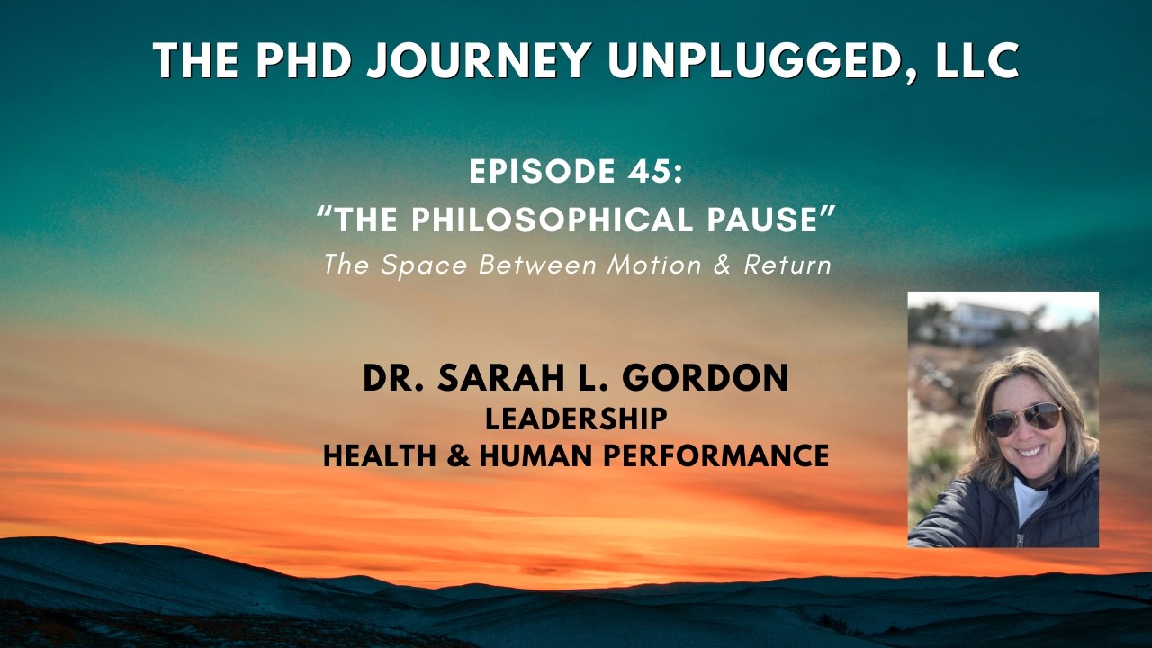 Episode 45: The Philosophical Pause - A Space Between Motion and Return