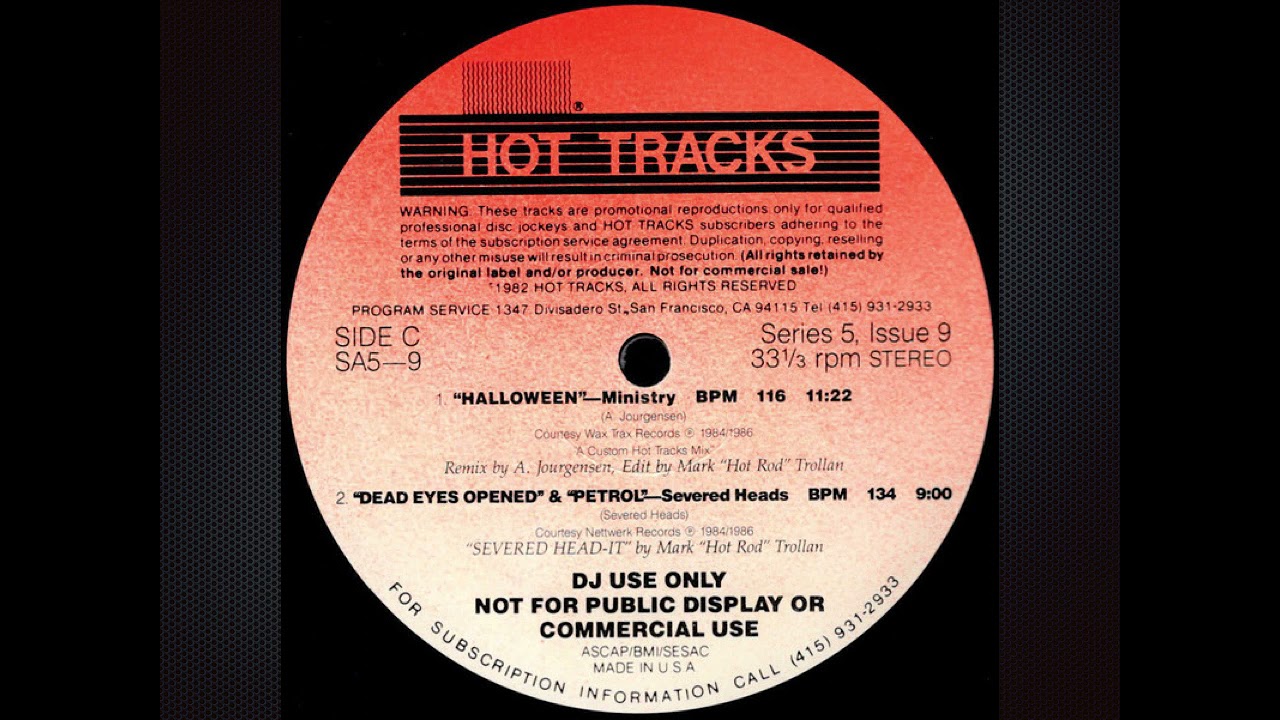 Dead Eyes Opened + Petrol (Hot Tracks) - Severed Heads
