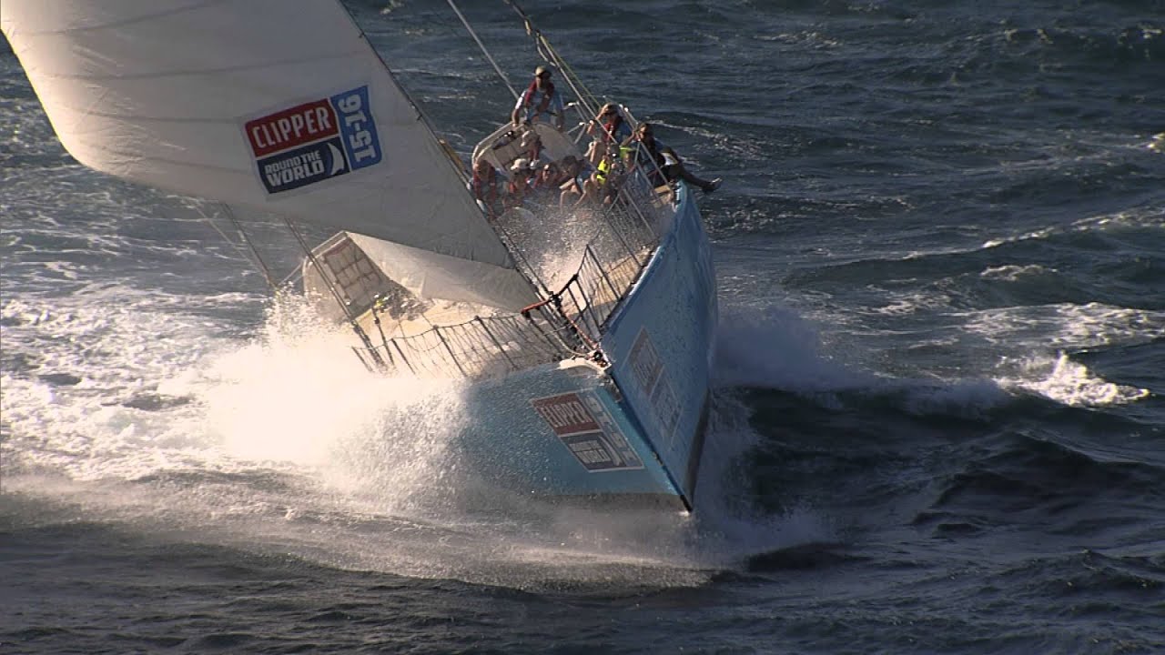 HELICOPTER CAPTURES CHALLENGING RIO START