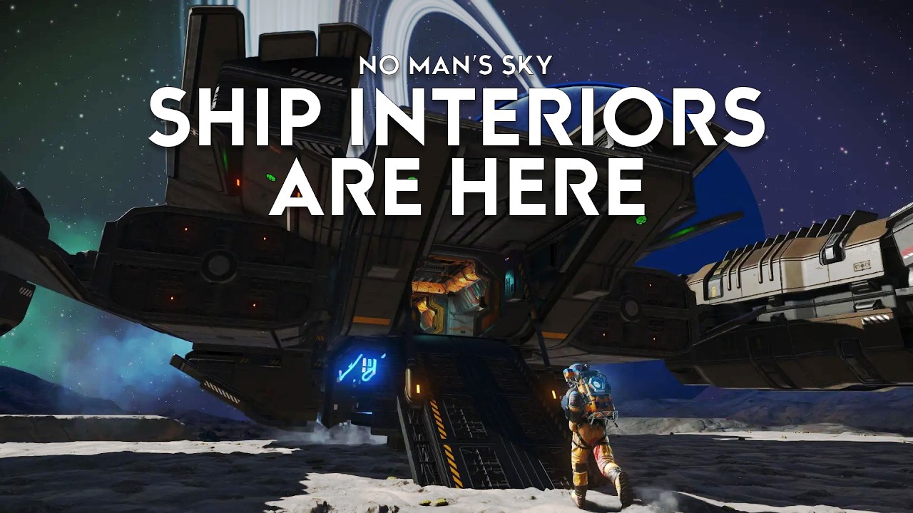 No Man's Sky - SHIP INTERIORS Arrive With The Voyagers Update