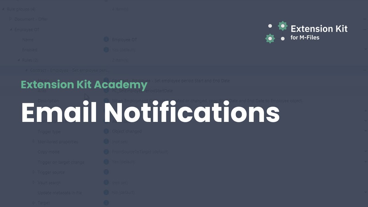 Introduction to Email Notifications module